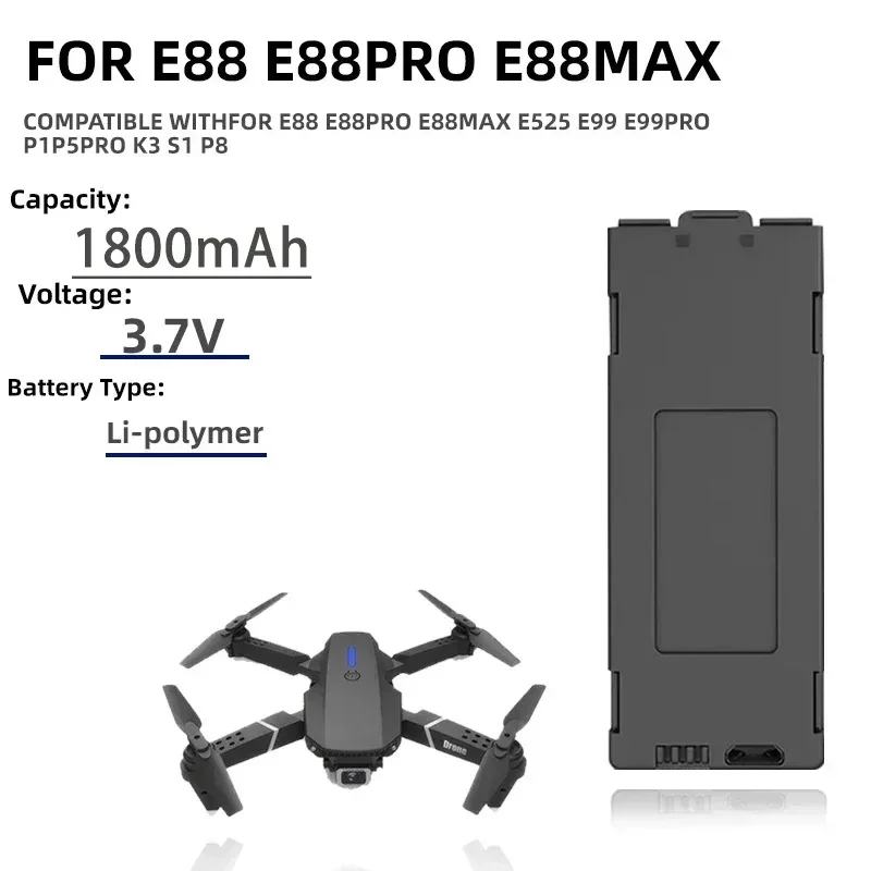 1-10 pièces E99 Pro Drone batt - Eachine Drone E58 avis et prix